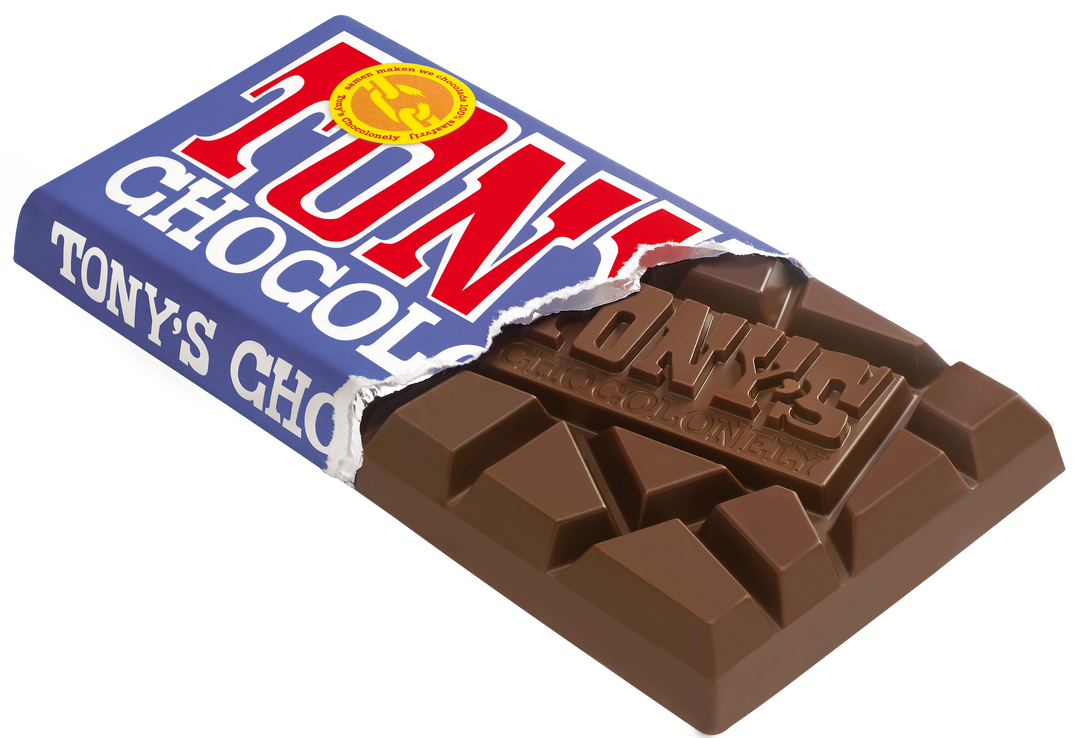 dark milk pretzel toffee 42% – Tony’s Chocolonely Global