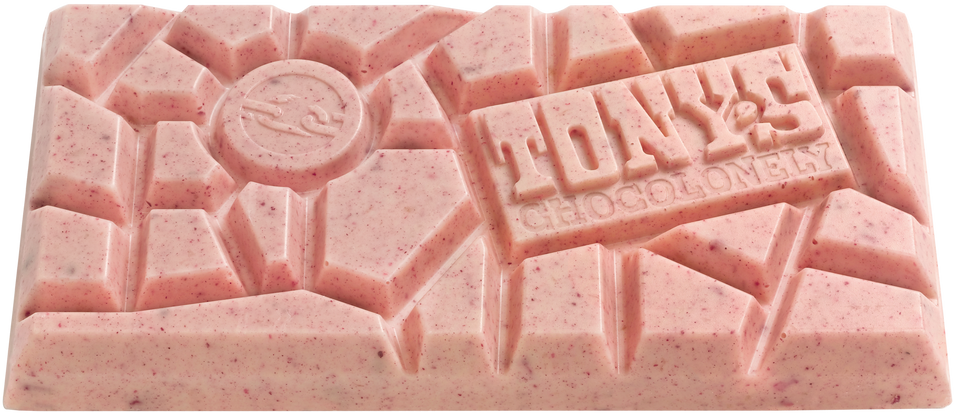 white raspberry popping candy 28% – Tony’s Chocolonely Global