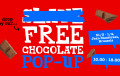 Free Chocolate Pop Up
