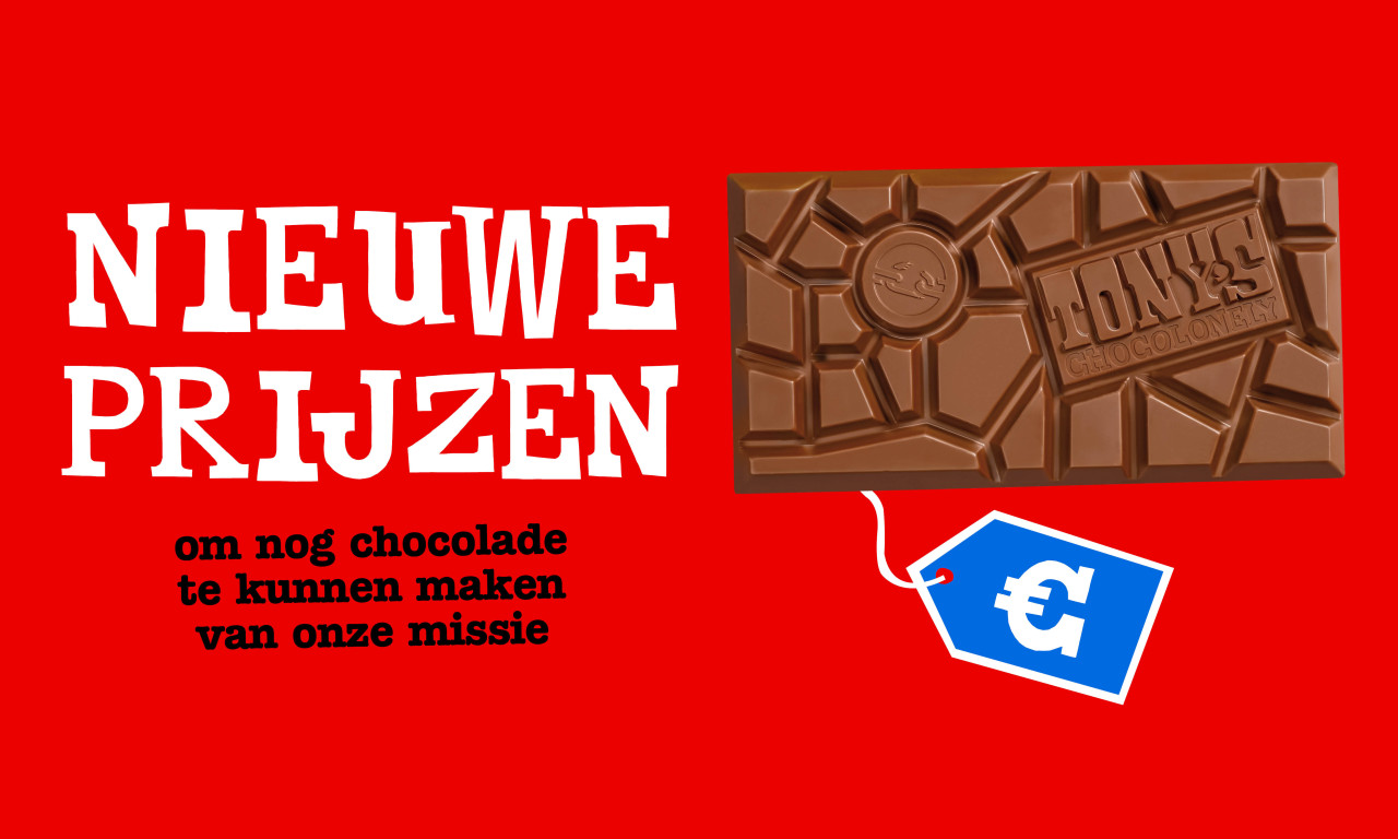 Nieuwe prijzen om nog chocolade te kunnen maken van onze missie