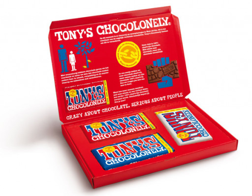 Tony’s giftbox milk + white + dark chocolate