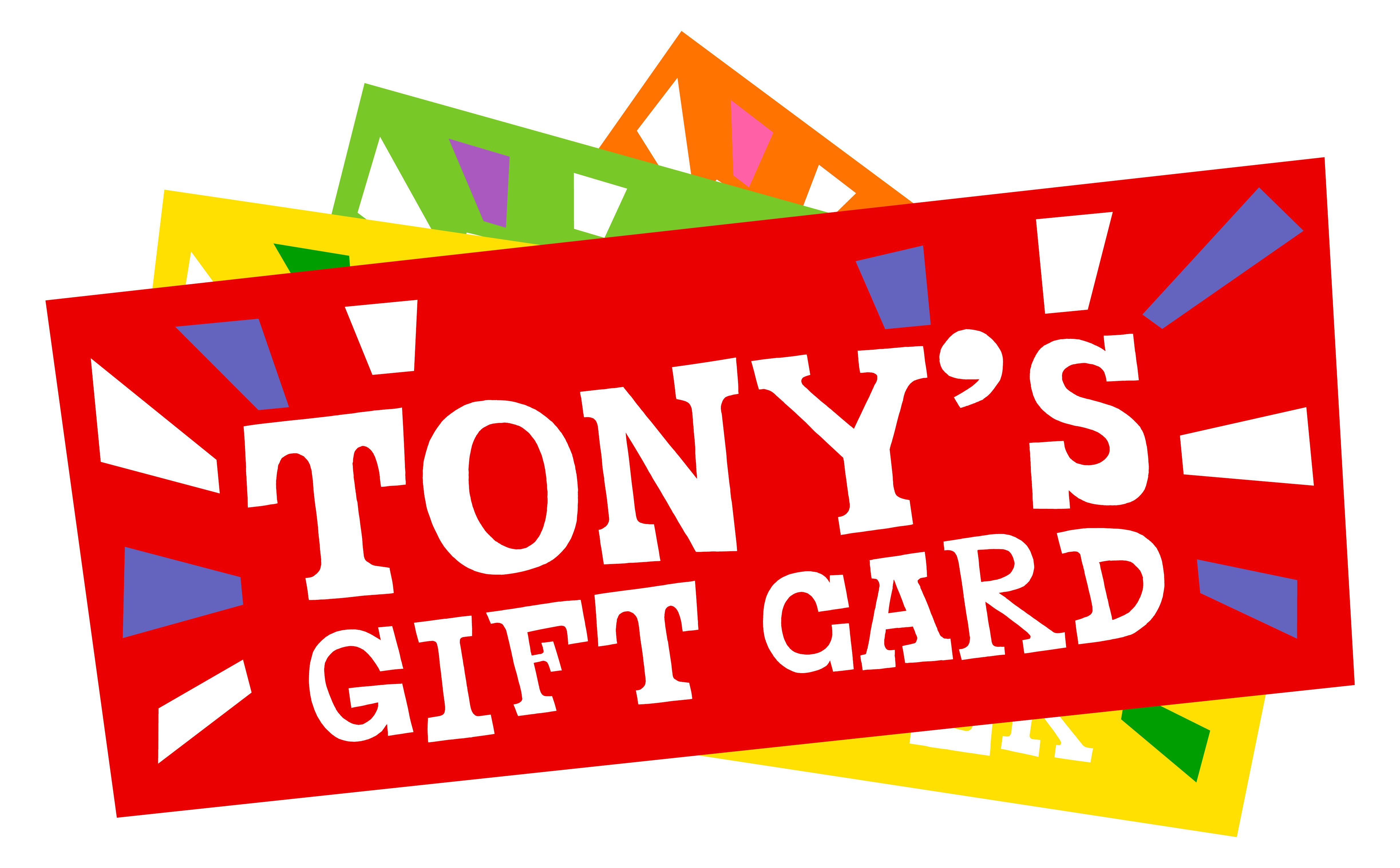 Tony's Digital Giftcard